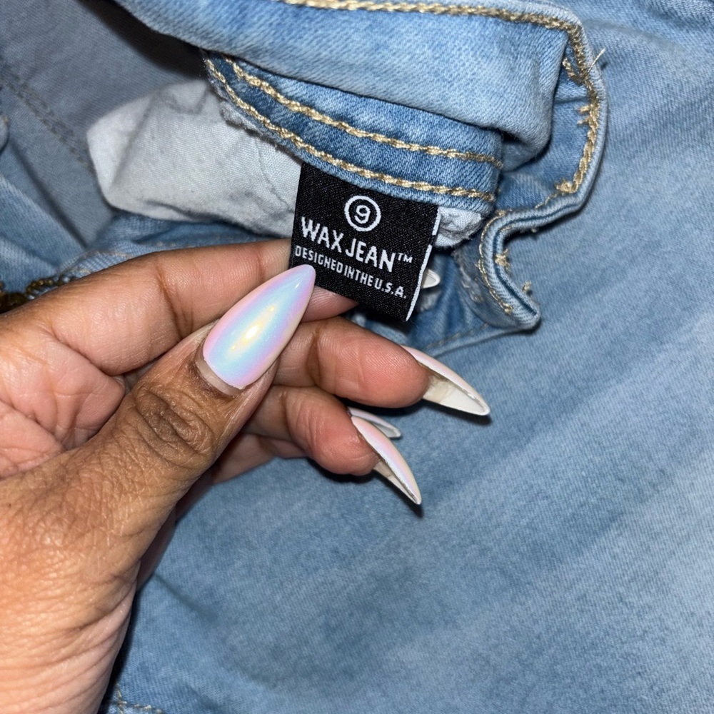 Junior’s Light Blue Denim Jeans - Picture 2 of 4